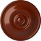 Ekena Millwork Jefferson Ceiling Medallion (Fits Canopies up to 2 7/8"), Hand-Painted Firebrick, 11 3/4"OD x 3/8"P CM12JEFIF - alternate 1